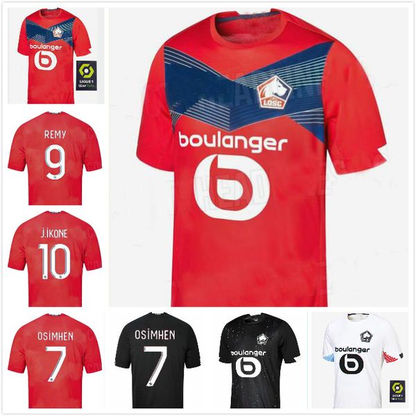 

20 21 losc лилль трикотажных изделий футбола дома вдали третьи 2020 20 21 майо де ножные sanches osimhen bamba yazıcı человек взрослые kit д, Black;yellow