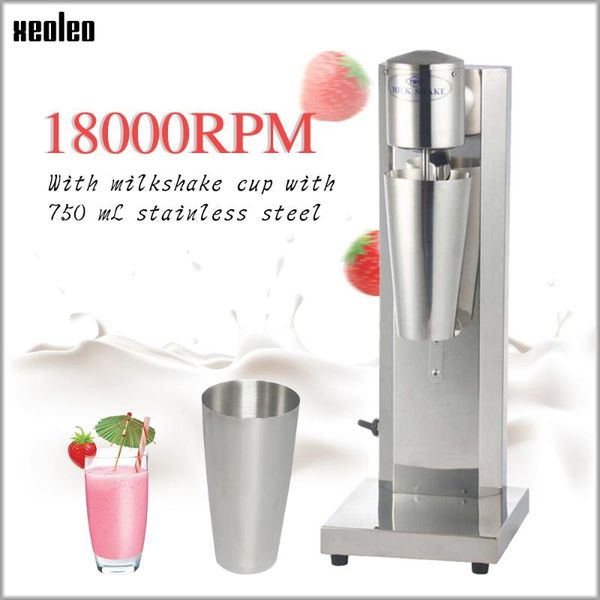 

blender xeoleo commercial milk shake machine stainless steel milkshaker bubble stirring 30cup/hr mixer