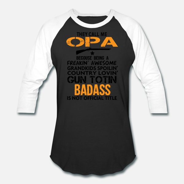 

badass opa t shirt men customize short sleeve round collar homme crazy new fashion spring autumn letters shirt