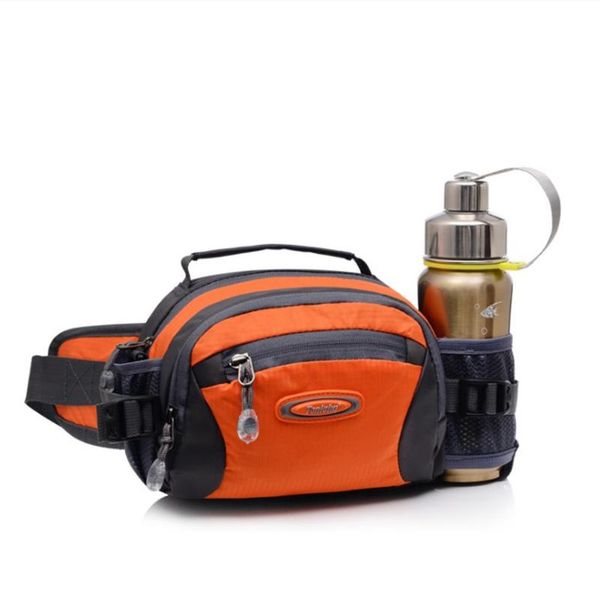 

outdoor bags large capacity sports waterproof traveling fanny pack water bottle holder running pouch zipper waist bag lightweight climbing