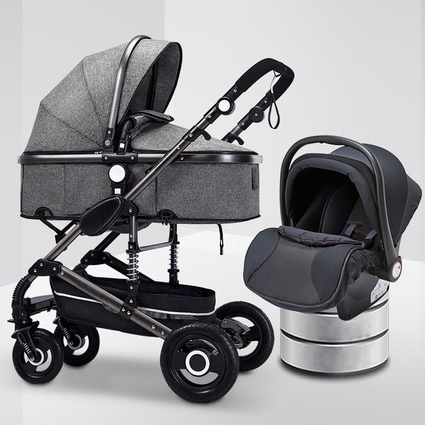 

baby stroller high landscape baby stroller can sit and lie two way absorber folding new born