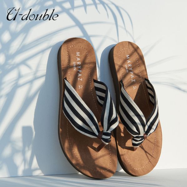 

u-double 2020 summer sandals casual shoes women cross strap beach sandals non-slip on shoes lady with ribbon fashion, Black