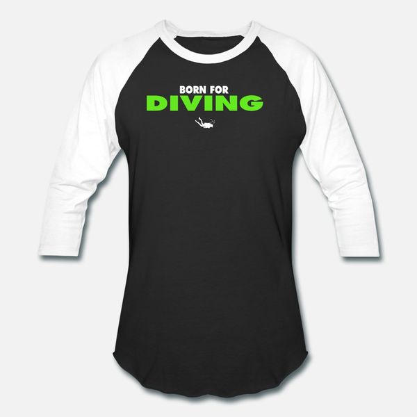 

born for diving тройник тенниски мужчин характер хлопок шея экипаж тонких подарки мода лето шаблон стиль рубашка