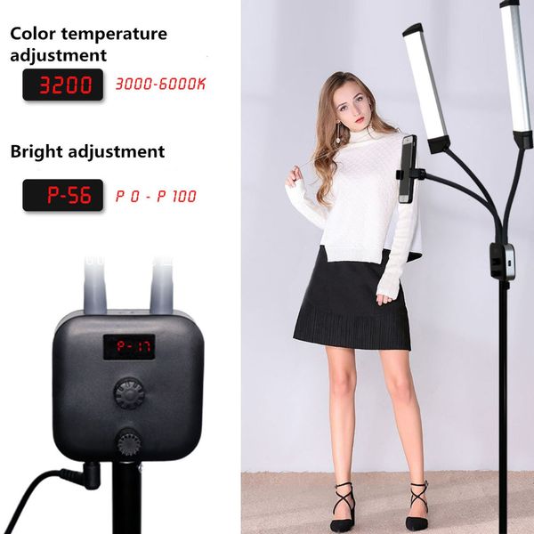 

quality led pgraphy lighting selfie ring light dimmable studio video makeup beauty for youtube live light lamp with tripod