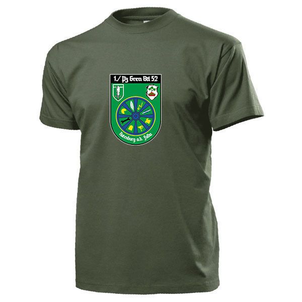 

2019 fashion 1 pzgrenbtl 52 erste kompanie panzergrenadierbataillon bundeswehr-t shirt tee shirt