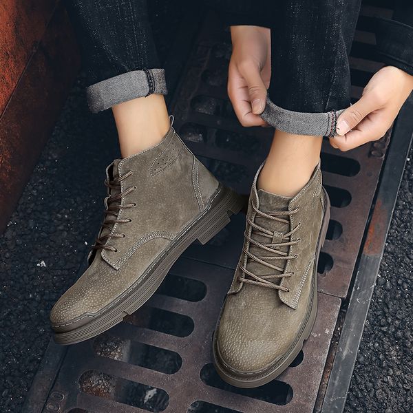 

sneaker sport shoes canvas leather for sports sneaker boots outdoor mens flat mens 2020 sale man causal footwear men, Black