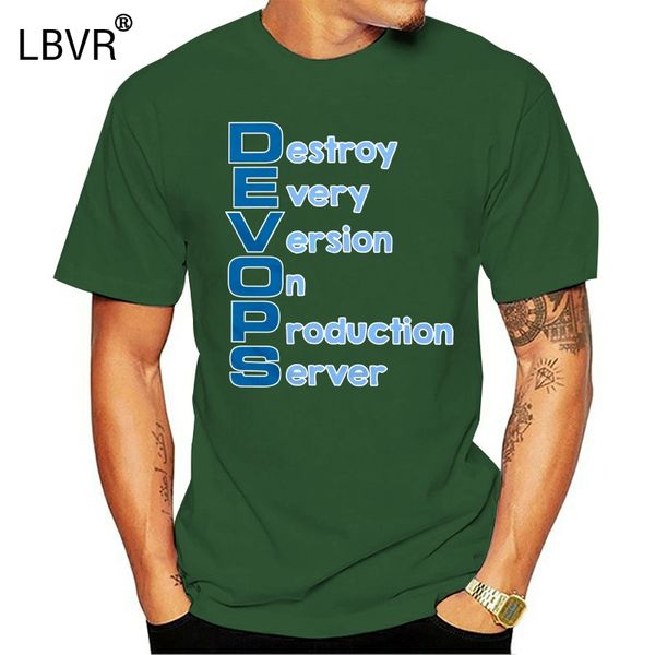 

cool devops tee shirts men pure cotton programmer t shirt short sleeves round collar t-shirts fashion tshirts dropshipping