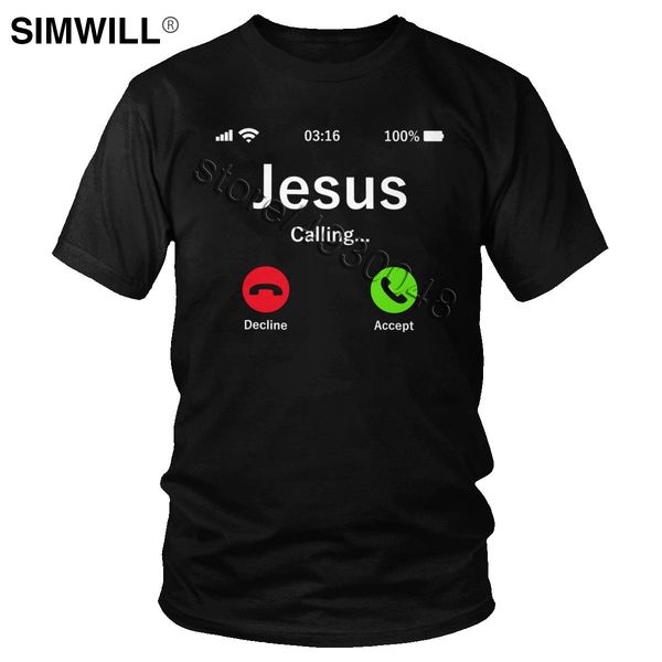 

забавный иисус зовут кристиан tshirt мужчин с коротким рукавом мягкого хлопка tshirt вокруг шее regular fit streetwear спаситель тис ​​лучше