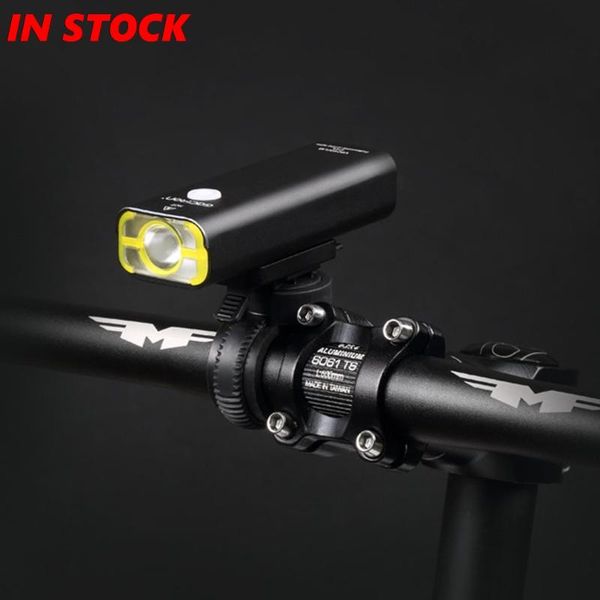 

bicycle headlights v9c-400 lumens large floodlight professional cycling lights black