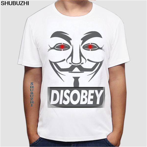 

t shirt guy fawkes mask anonymous disobey troll political v for computer vendetta binary code anarchy hacker tee shirts