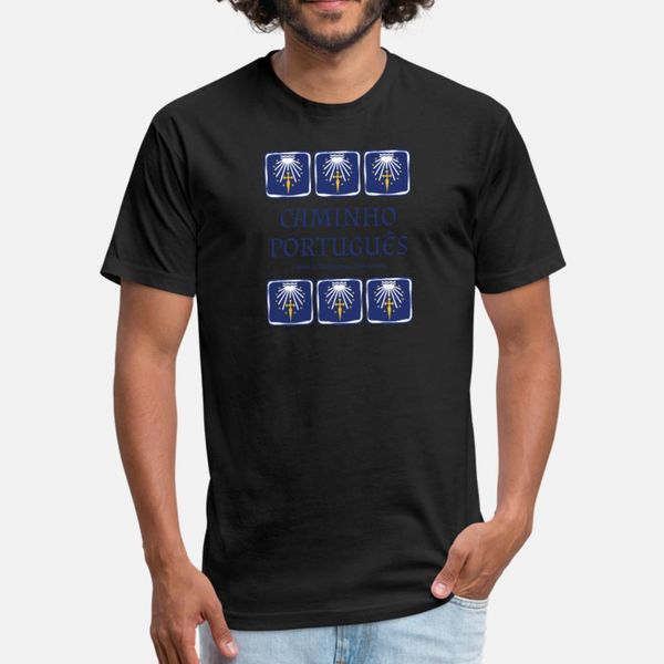 

caminho portugues way of st james portugal t shirt men customize short sleeve o-neck slim crazy new fashion summer style letters shirt