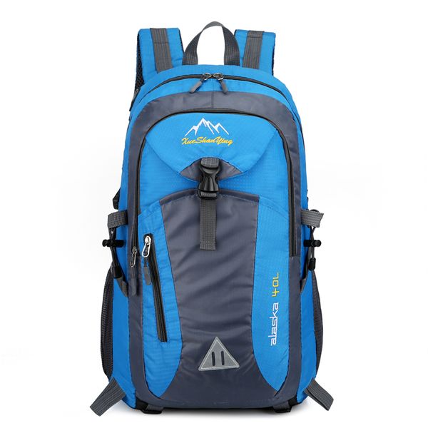 

40l waterproof backpack men's outdoor sports rucksack moutaineering climbing knapsack hiking trekking camping gears