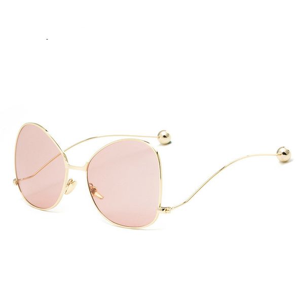 

korean fashion vintage sunglasses metal ball steel ball type all-match children sunglasses fashion boy and girl glasses trendy, White;black