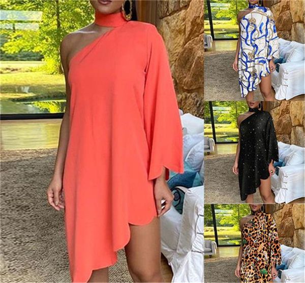 

роскошные женщины платье способ выносных плеч сыпучего асимметричного платье одно плечо сексуальное платье конструктора для женщин, Black;gray