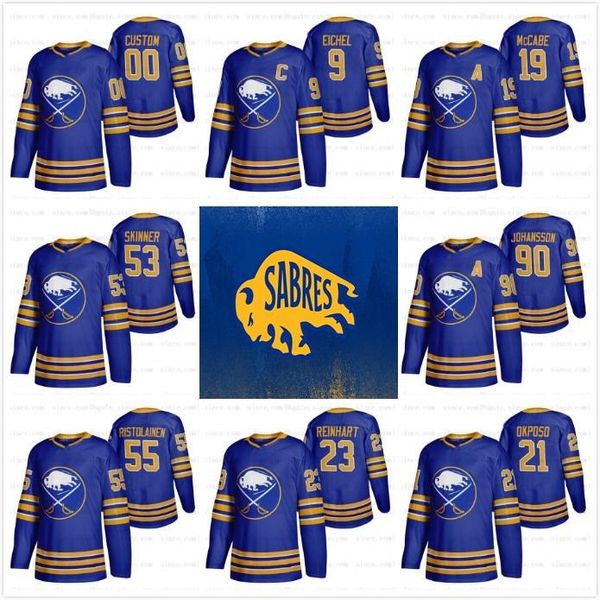 

custom 53 jeff skinner buffalo sabres sabres 2020-21 home jersey jack eichel gilbert perreault thomas vanek marcus johansson hockey jerseys, Black;red