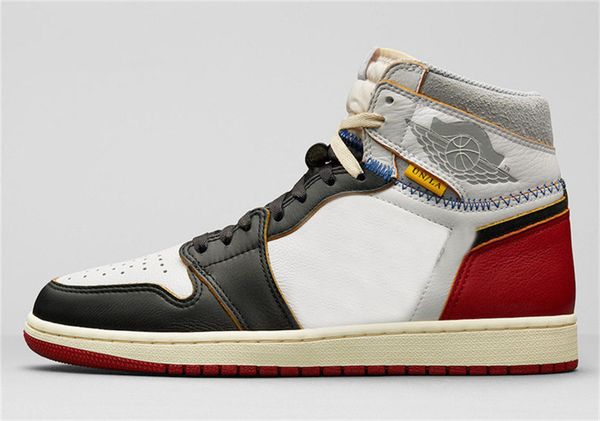 

2020 union x air authentic 1 high og nrg white storm blue varsity red wolf grey black not for resale yellow with original box sneakers