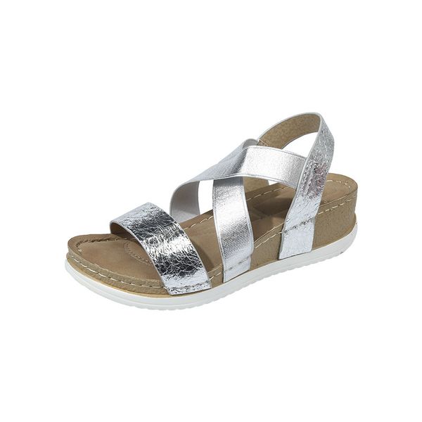 

summer 2020 new sandals women's muffins and rocking shoes polyurethane thick bottom ladies sandals women's shoes, Black