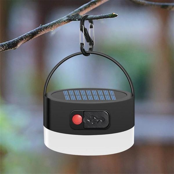 

2020 new arrivals solar portable led camping lights outdoor usb selling dropshipping