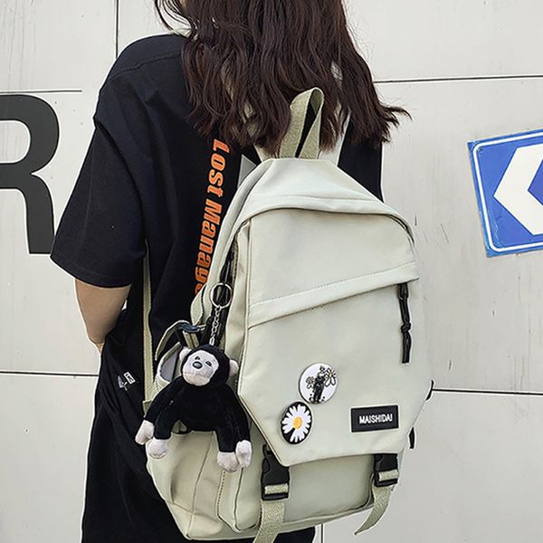 

2020 fashion women backpack backpacks for teenage girls boy muti- pocket travel rucksack female student school book bags mochila