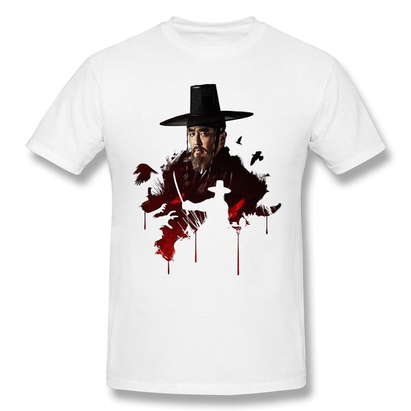 

thriller tv play t-shirt men basic tee shirt funny design kingdom seson 2 korea zombie tv series streetwear print homme top