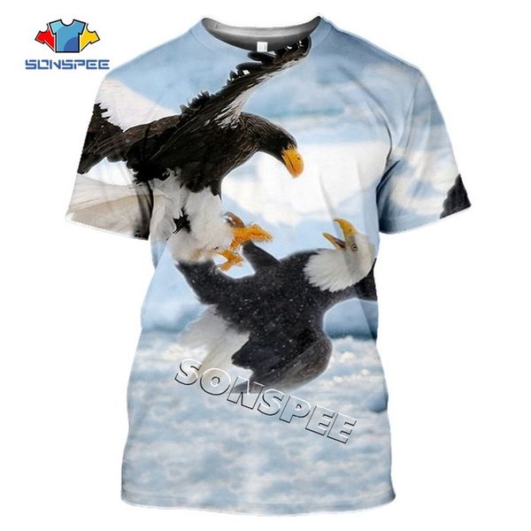 

falcon clothing animal eagle summer men hawk 3d print shirts funny kawaii funny men clothing