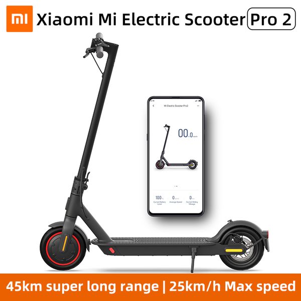 

xiaomi mi electric scooter pro 2 smart e-scooter skateboard mini foldable hoverboard mijia pro2 patinete 45km battery