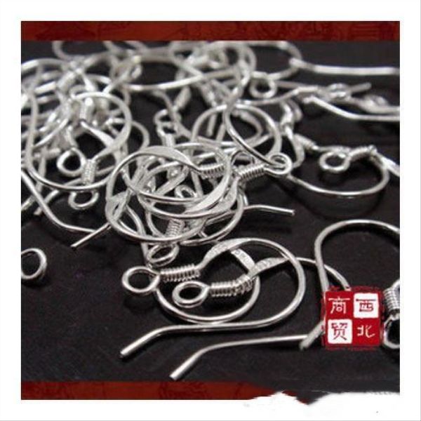 

fishwire 1000pcs/lot 925 sterling jewelry silver earring hook 15mm fit earrings diy fish findings hooks whole2019 qeoxx