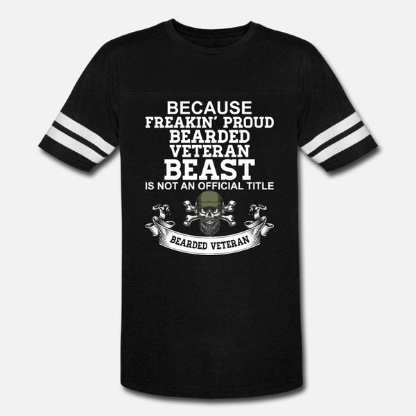 

bearded veteran t shirt men create tee shirt euro size s-3xl clothes interesting new style summer outfit shirt