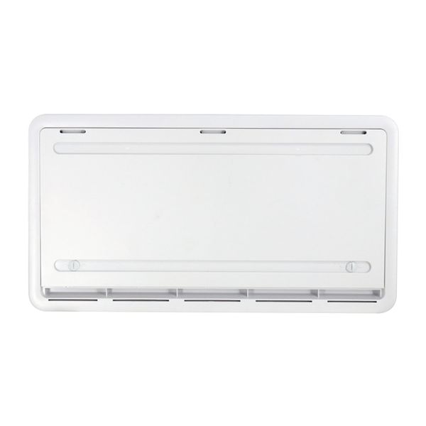 

heavy duty universal rv motorhome storage hatch with fan accessories white