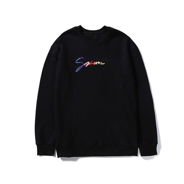 

20ss men women hoodies couple long sleeve solid color hoodies mens fashion letter printed hiphop size  to 2xl, White;black