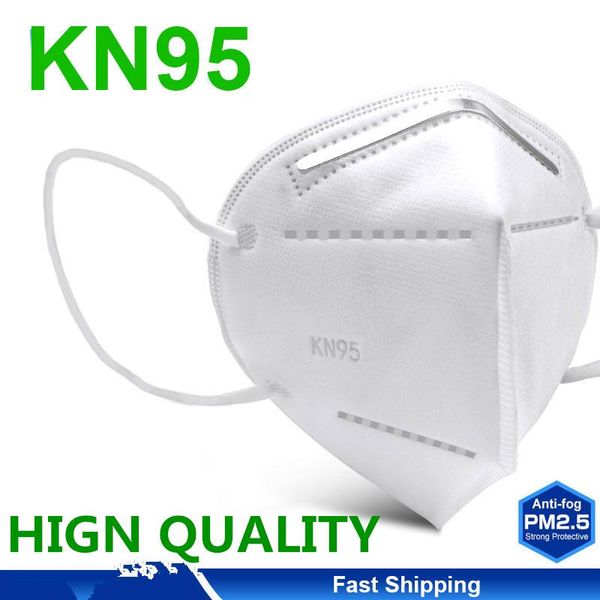 

in stockKN95 cover FaceMask Disposable Mask Non-woven Women Men Fabric Dustproof Windproof Respirator Anti-Fog Dust-proof New Free fast ship