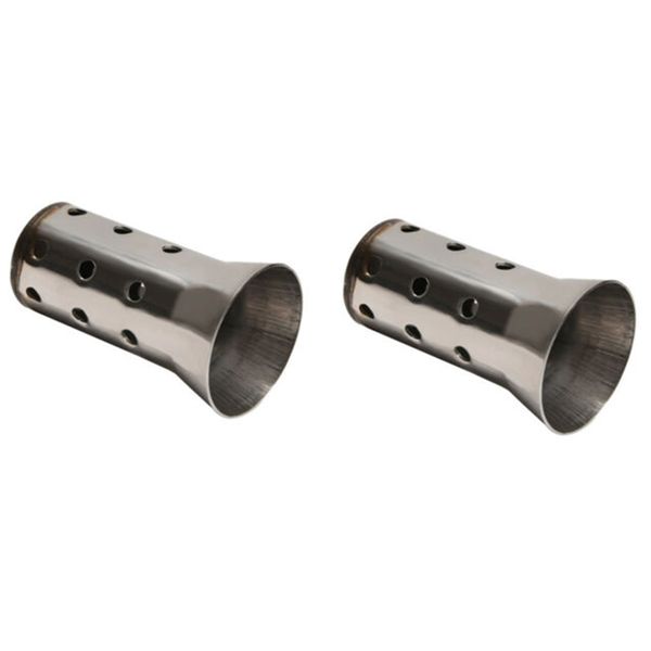 

2pcs 51mm motorcycle exhaust muffler can insert baffle db killer noise eliminator