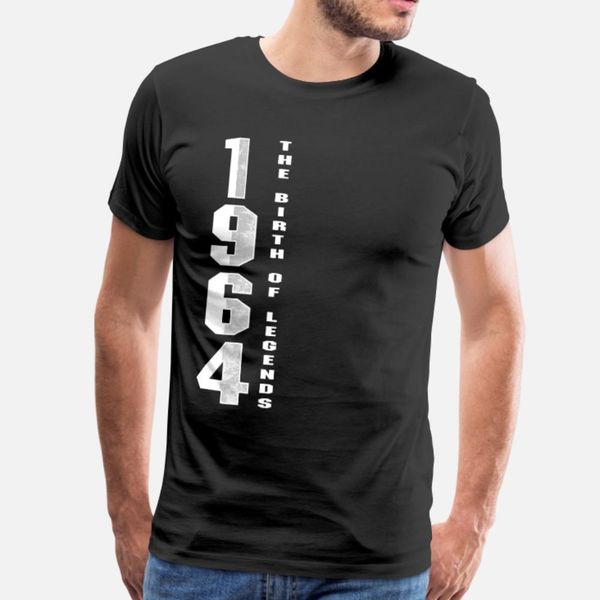 

the birth of legends 1964 56 th birthday gift t shirt men create cotton o-neck outfit sunlight funny spring trend shirt