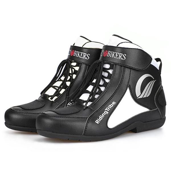

white motorcycle boots microfiber leather moto boots motorcycle shoes motocross motorbike chopper cruiser touring ankle shoes
