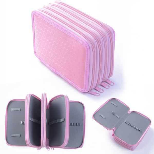

2020 new large capacity box stationary pen pouch bag makeup box cosmetic bags pen pencil case