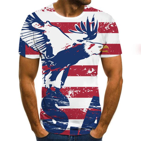 

man 3d flag printing polyester spandex fabric cool new 3d print shirts humor comics aesthetic men clothing