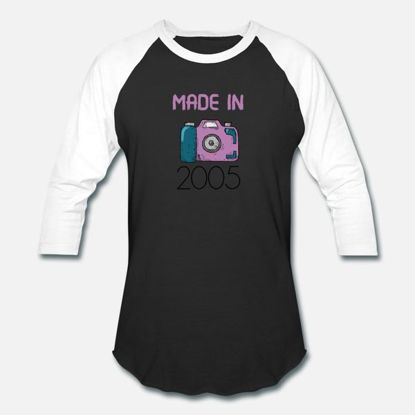 

made in 2005 t shirt men personalized tee shirt s-3xl vintage cute fashion spring letter shirt