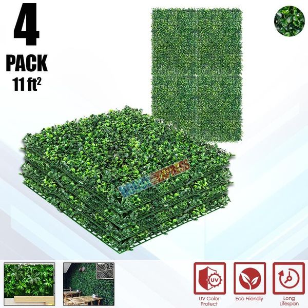 

arrowzoom artificial hedge garden grass fence wall plant mat panels kk1186