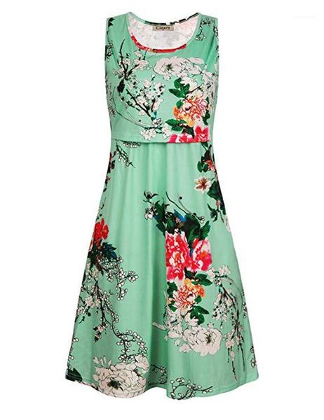 

повседневные платья моды выдалбливают талии лактация женщин конструктора для беременных платья повседневные женщины одежда цветочные печати, Black;gray