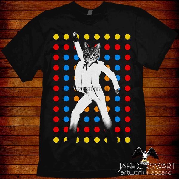 

kitty cat lover t shirt disco saturday night fever. sizes s m l xl 2xl 3xl 4xl 5xl also in ladies fit s 2xl