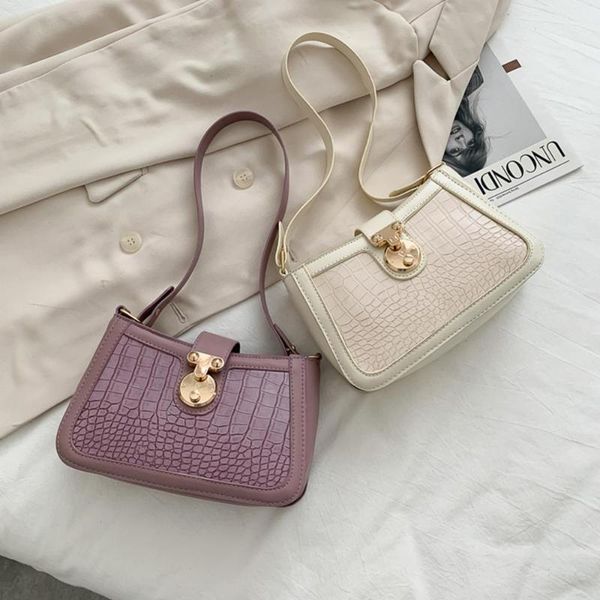 

leather crossbody messenger handbags women pure color casual hobo shoulder bags youth ladies small square bag