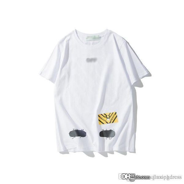 

mens summer clothing mens fashion t shirts printed tees cotton short sleeved crew neck tees male ladies off black white, White;black
