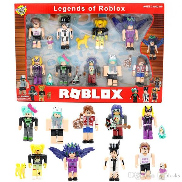 

девять фигурки roblox game количество заготовленных в течение сезона консервов 7cm модель dolls set мультфильм аниме фигурки строительство b