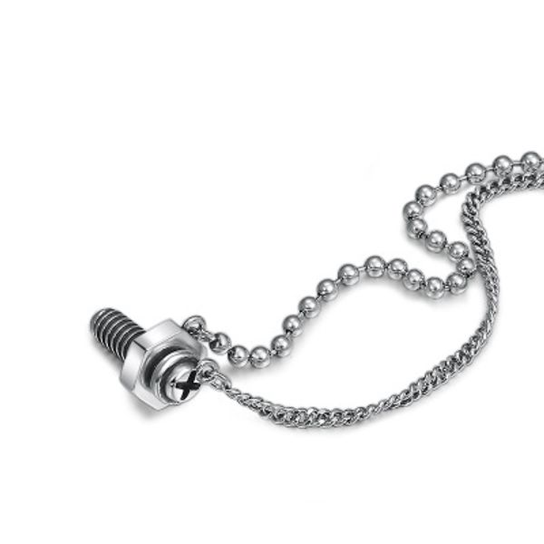 

925 sterling silver necklace for women men 2.5mm thick fashion screw necklace christmas gifts