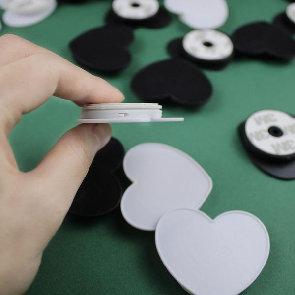 

cgjxscustom logo love heart universal cell phone holder with opp bag real 3m glue expandable grip stand bracket 360 degree finger flexible d