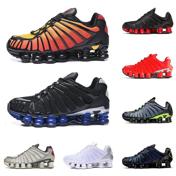 

2020 tl mens running shoes women trainers sunrise total orange just neon shox white metallic wolf grey lime men breathable sports sneakers