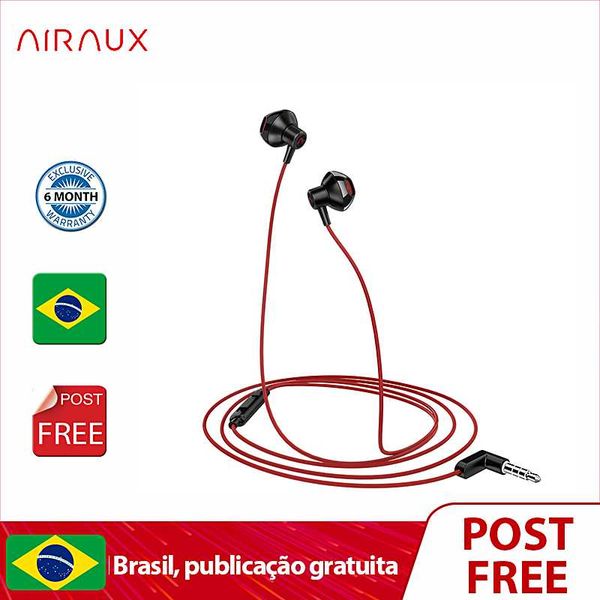 

blitzwolf airaux he1 gaming earphone 3.5mm stereo hd call elegant dynamic driver ipx5 waterproof headsets with mic