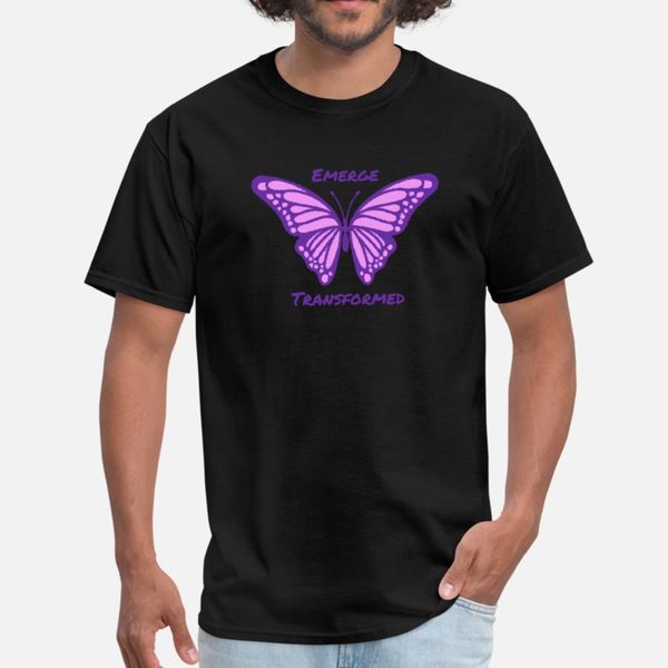 

emerge trans formed butterly design t shirt men designs tee shirt s-xxxl gents graphic humor spring autumn original shirt