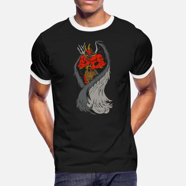 

satan t shirt men knitted cotton s-3xl solid color cute funny summer pattern shirt, White;black