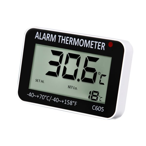 

thermometer wall mounted high fridges alarm lcd display digital mini